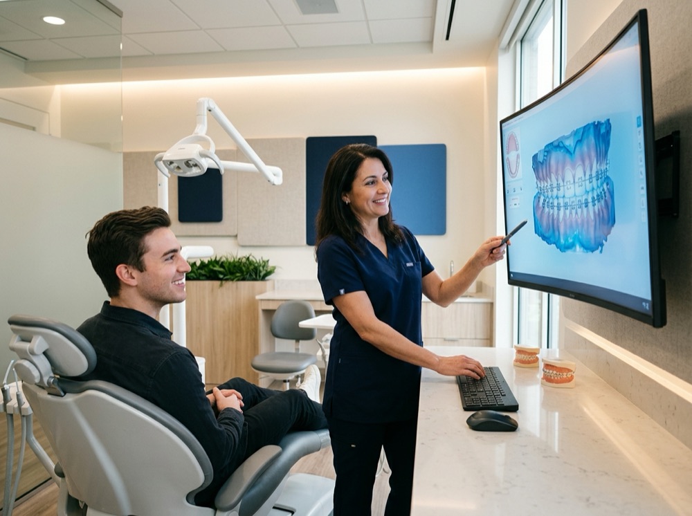 scan dentaire 3D chez l'orthodontiste à Luxembourg